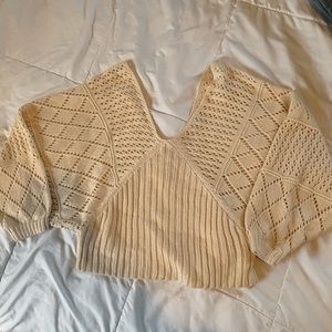 NanaMacs Open knit sweater